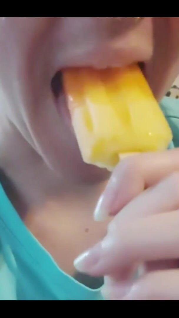 Having Ice Pop (Cherry Orchid)