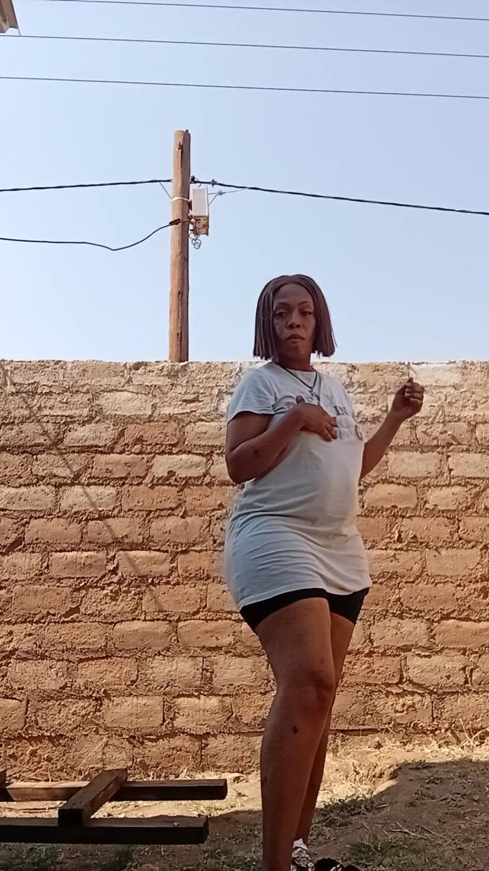 AnalEbony: Full Body, Outdoor Flashing...