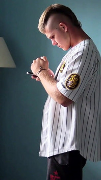 White Latino Young Man Dick