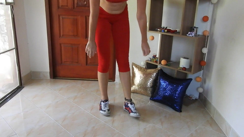 MissAnja_FH: 周日汗流沓沓的锻炼 +呼啦圈的乐趣