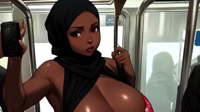 Spicy Toons: Grandes peitudas somalis adoram ser usadas de graça no Eid