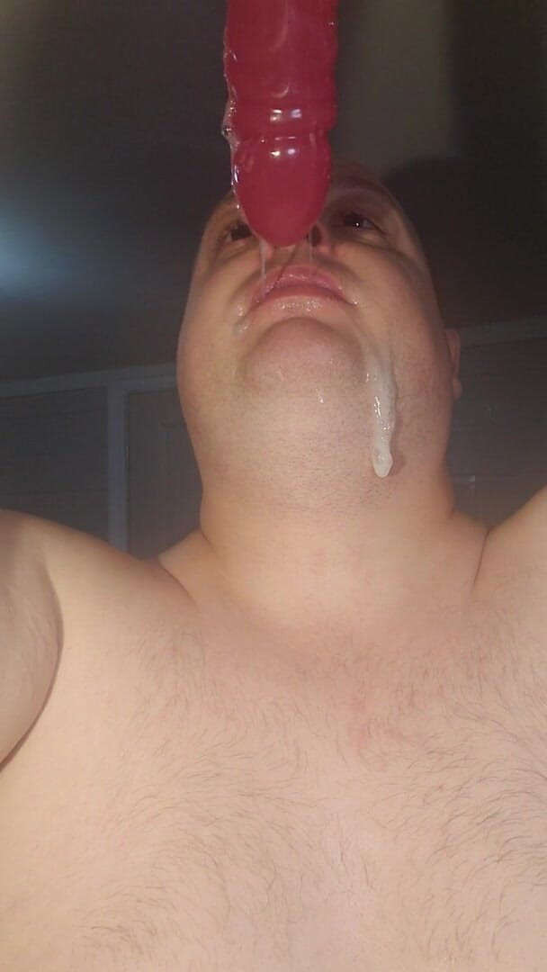 Charlieboy69: Deepthroat dildo berganda 18 inci dengan purple berganda