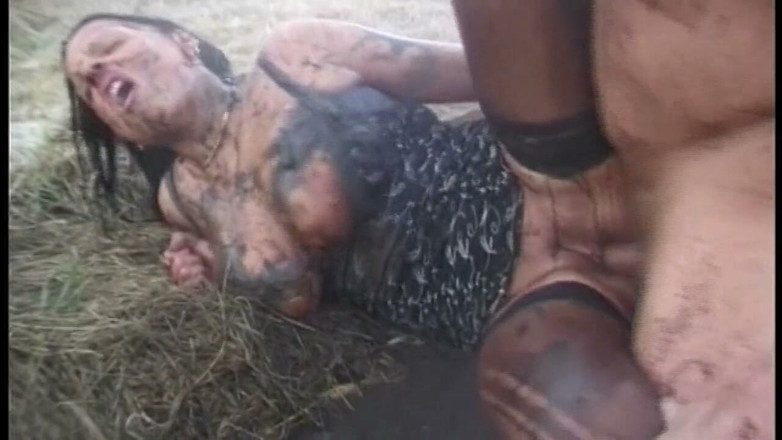 VELVET1984: Muddy MILF Takes Thick Cock in Both Holes