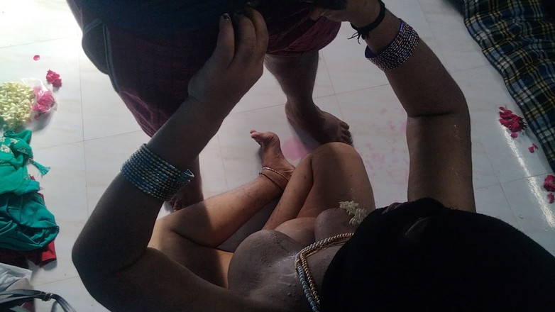 Tamil lesbian: Rose Milk Feeding Hot Boobs and Cock Sucking