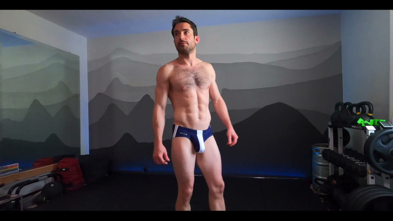 Jay Stroke: Watch Me Strip, Flex, and Slap My Cock Until I...