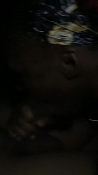 Horny African Teen Sneaking Into My Room While I Was High Giving Sloppy Head