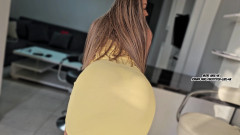 Nastystuf Girl: Жовта сукня, червоні підбори - кожна мить анального сексу змушує її трахнутися