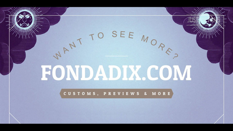 FondaDix: Sparkly Red Kisses