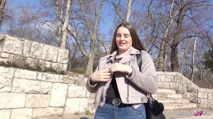 German Scout: GERMAN SCOUT - ragazza formosa di 18 anni con grandi tette lucie...