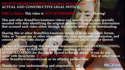 Brand New Amateurs: BrandNewAmaterurs - Dbl blowjob & rimjob from 2 sexy college babes wanting to...
