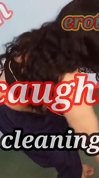 Hot Stepmom Sara Caught When Cleaning Room While Dancing Naked. Homemade Video, Big Boobs and Big Ass, Indian Bhabhi