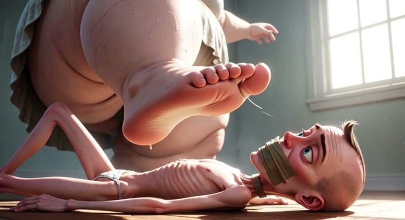 YOUR BEST FANTASY: SSBBW Marche Durement Sur Le Visage D’un Homme - Humiliation Publique