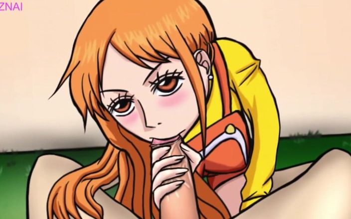 Prznai: One Piece Nami, oral seks