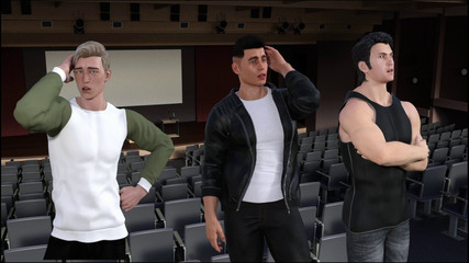 Femboy Maaya: Rozzlobený Asiat v prvním dni Colllege