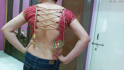 Cute & Nude Crossdresser: Seksowna maminsynek crossdresser femboy Sweet Lollipop w topie i chudym...