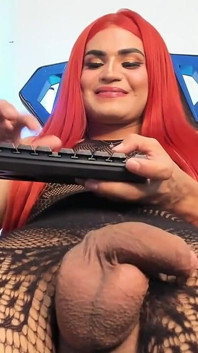 Bella Has Fun Talking to Her Friends Online