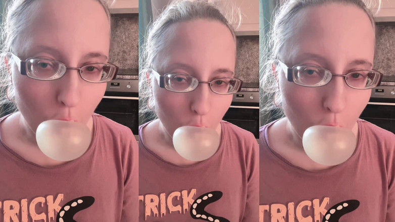 FinDom Goaldigger: Asmr bubble gum khổng lồ hiệu ứng âm thanh lắng nghe trong...