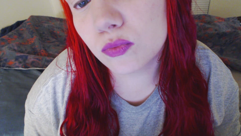 Scarlet Vixen: Gincu dan bibir fetish mulut