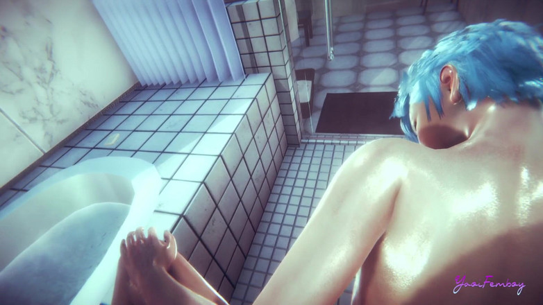 Yaoitube: Yaoi Femboy POV Blue Saje ptáka a bez sedla ve...