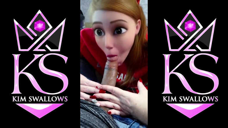 Kim Swallows: Princesa se corre puta volcada