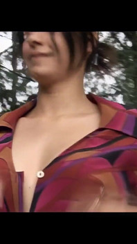 Slutty and Exhibitionist Girl in the Park, Has Solo Sex