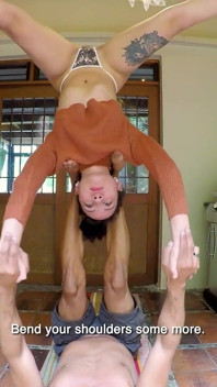 Flexible Petite Latina Amateur Anal Fuck and Cum Swallow!