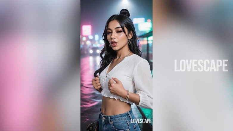 Lovescape: Tunggangan bas berisiko: desi deepthroat orang asing di tempat awam