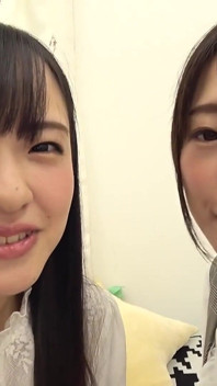 Slow, Wet Tongue Kisses That String with Spit - Yukari Miyazawa & Ameri Hoshi's First Time Spirals From Innocent Curiosity