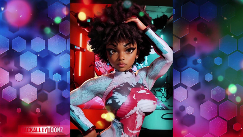 Back Alley Toonz: Ebony Jones Big Booty Lit Videohoot