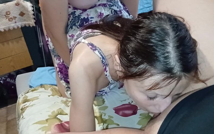 Lesbian-candys: Пока мою подругу трахнул наш сосед, я кончаю ей в рот дважды