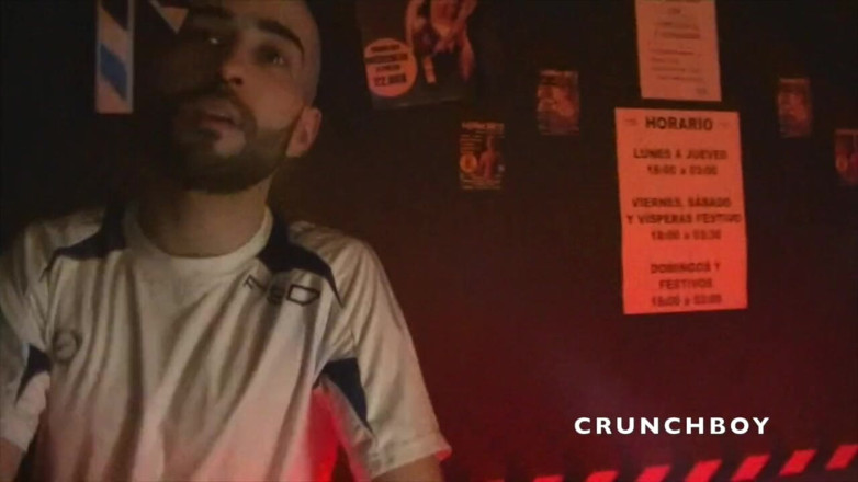 Sex humiliation with french lads: Sex humliation in sling with Rafa Marco and Aaron Lautner