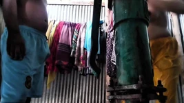 Jija Sali fode frist time ao ar livre, Sali fodendo duro na selva