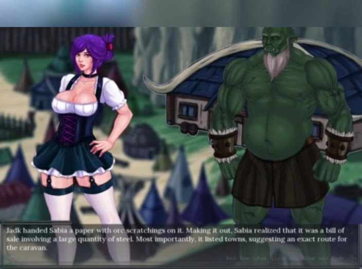 3DXXXTEEN2 Cartoon: Sabia zvládne sexuální manipulací. 3D porno kreslený sex