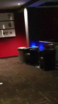 Two German Best Friend Teens Give Risky Public Blowjob at Cinema and Swallow
