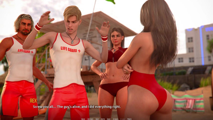 3D Cartoon Porn: Domino Beach 2: Jhons noodlottige nachtwandeling met Emily