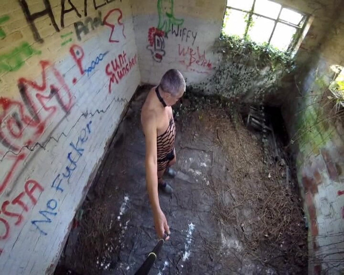Andy: Sissy Outfit Old Building