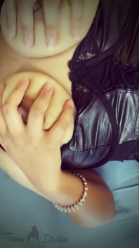 Huge Tits with Big Brown Nipples of a Goth Girl