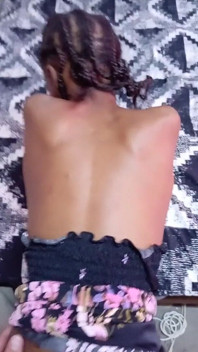 Hot Black Girl Play Pussy, Doggy Tease Z and Perform Blowjob Skills