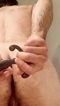 Prostate Vibrator Under the Shower