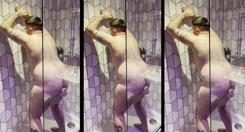 uktattooedchub74: Opening Him up Featuring Poppapig