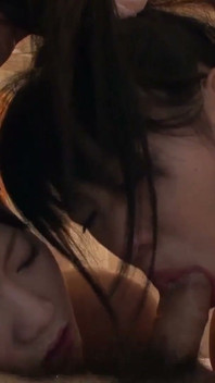 Asian Threesome: Shower Anal Leads to Bedroom Fuckfest