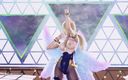3D-Hentai Games: [mmd] 4 der Zusammenstellung Ahri sexy striptease Liga der Legenden unzensiertes...