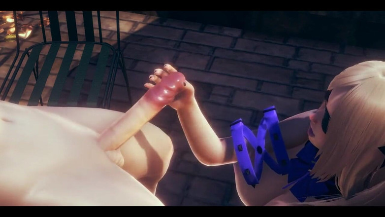 HentaiTubes: Genshin Impact, хентай - фишль-дрочка в видео от первого лица - японское азиатское аниме-порно-игра манга