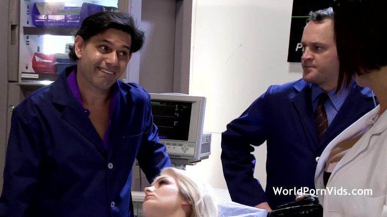 Selected worldwide porn: Group Sex Between Doctors, Nurses and a Patient in an...