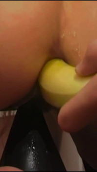 All Sorts of Things Shoved Into Her Pussy and Ass to Get off and She Sucks Men and Tranny's Cock