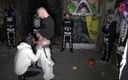 Bareback spy cam from Spain: Dziwka twinkfucked na surowo w nocy dla halolween
