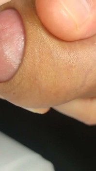 Gros plan, massage de la bite
