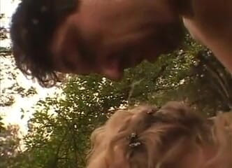 Cryptostudios: Big cock cheating husband fucks blonde whore in the garden
