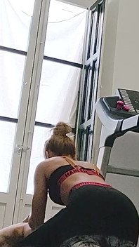 Fucking in Apolonia's Gym
