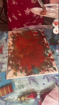 În ochelari mari Asmr Acrylic Art Bloom în ceață partea 2